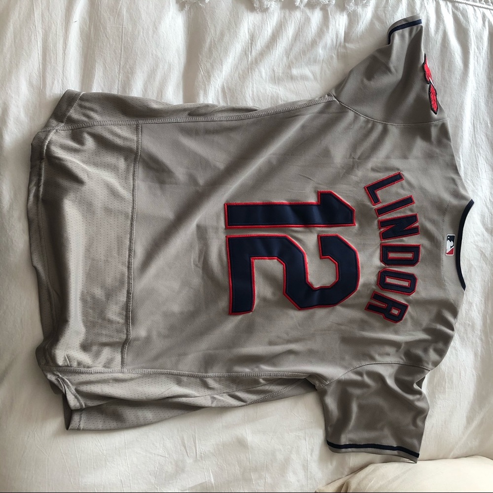 Cleveland Indians Lindor Jersey